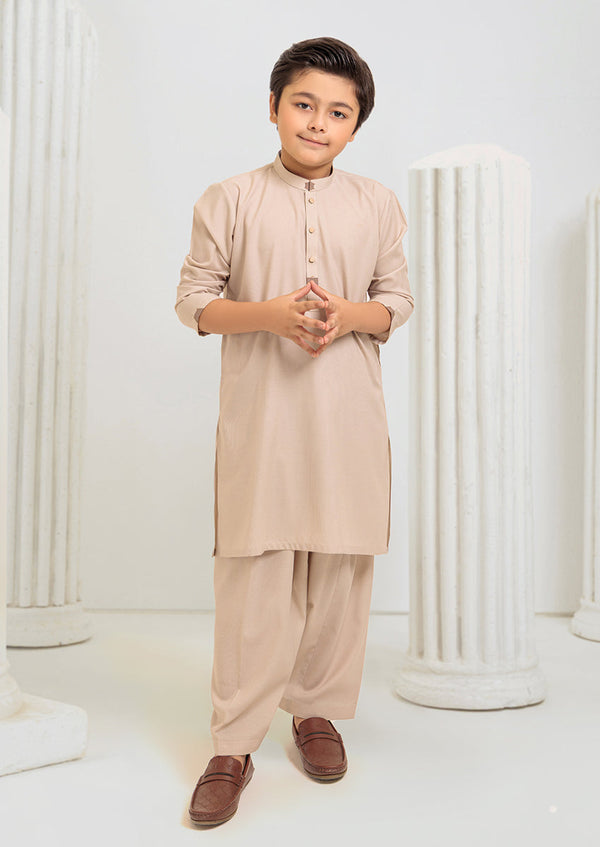 Bonanza Satrangi - Beige-Blended-Shalwar Suit - (B25SS2034)