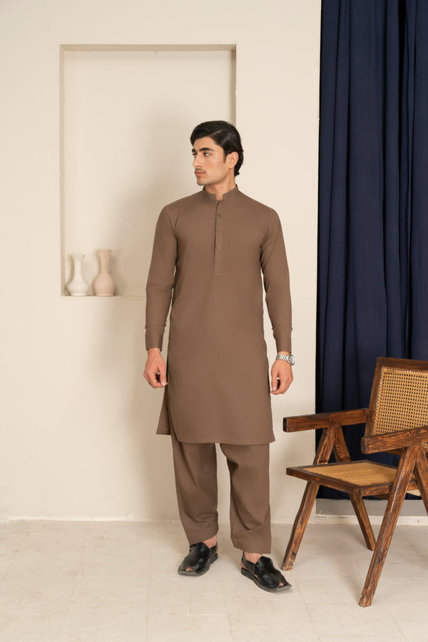 Sarkhail - MEN'S PAKISTANI SHALWAR KAMEEZ - SUMMER FIT FOR MEN Unstitched & Stitched