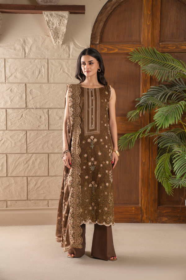 Firdous - D738 - Collection Embroidered Women Winter Wear Dress