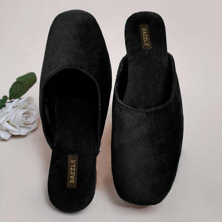 Velour black-Khussa-kolhapuri-dazzle-by-sarah