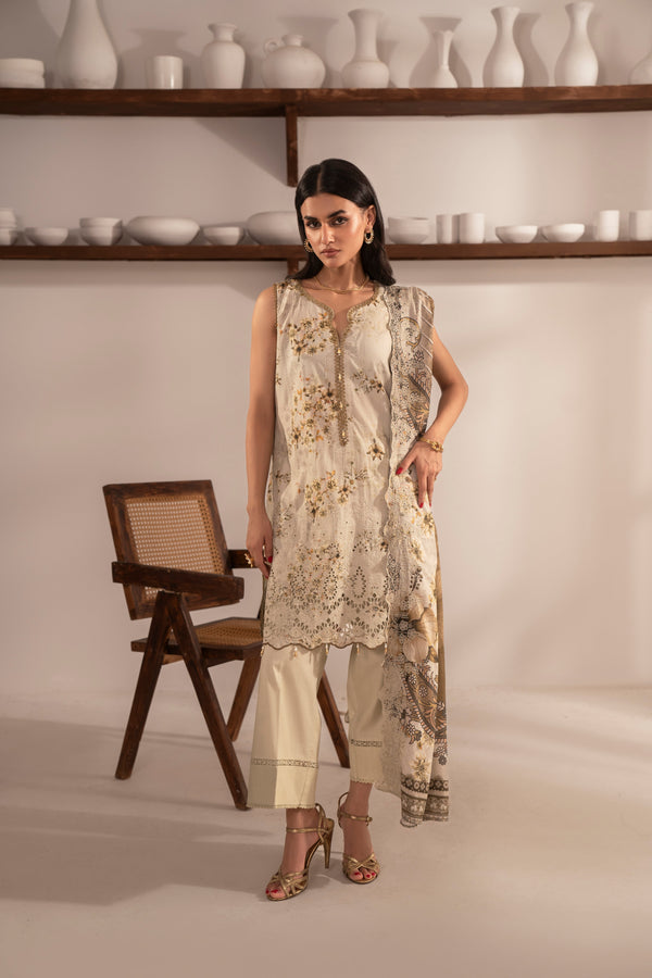 Firdous - D723 - Collection Embroidered Women Winter Wear Dress