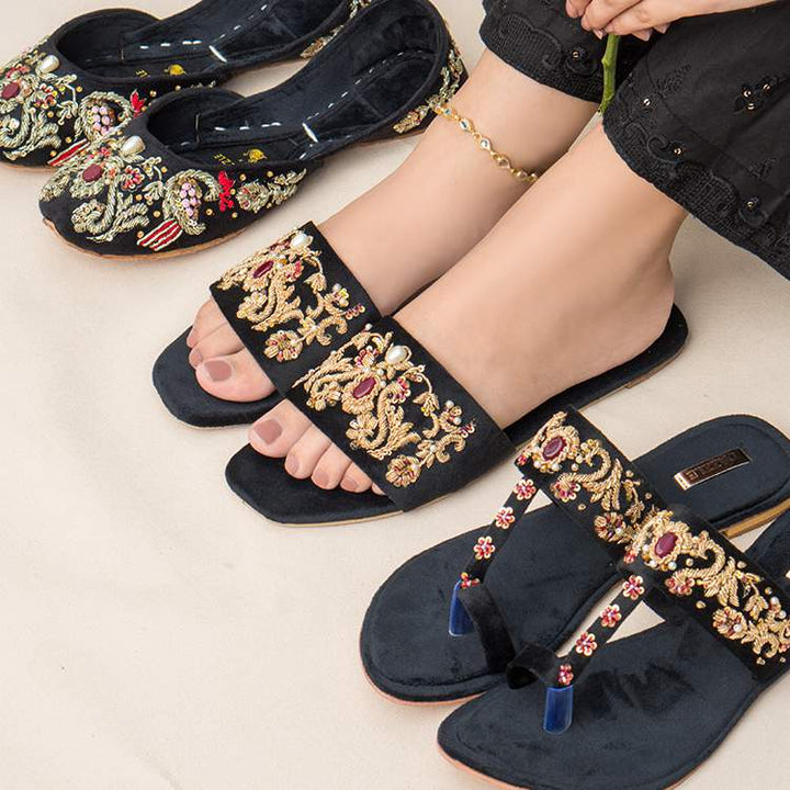Royal Jewel - Slider-Khussa-kolhapuri-dazzle-by-sarah