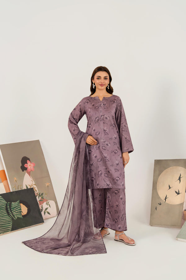 MEERAK - 3 PC Mezaria Pret Pakistani Dress