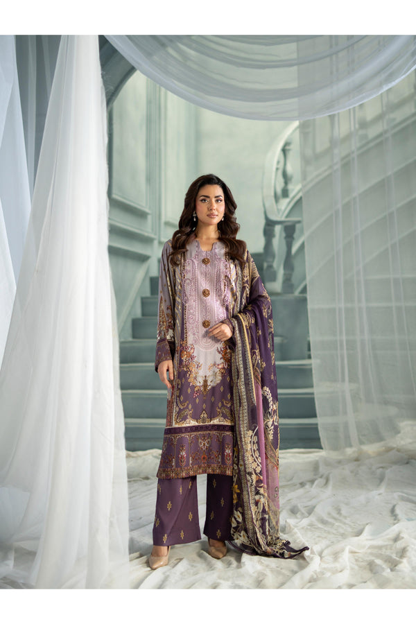 MEERAK - 3 Piece Lavender Dream Pret Pakistani Dress