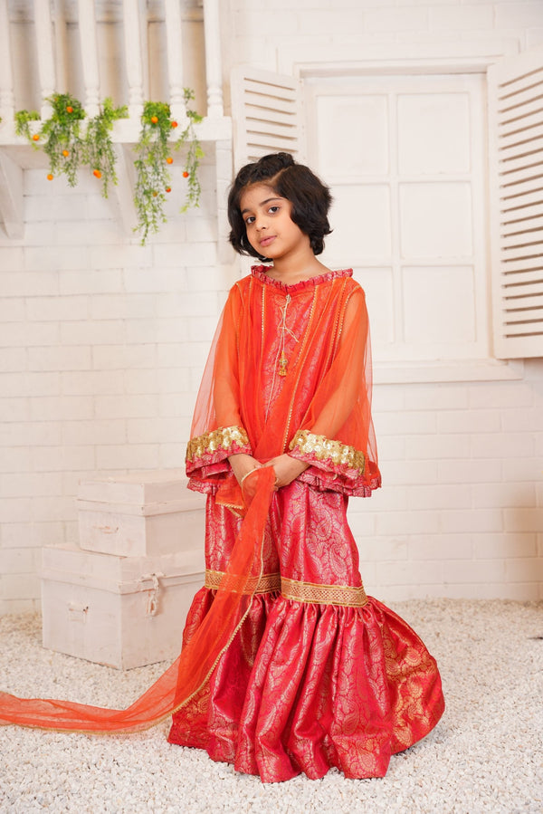 Fairy Queen - RED EZZA Eastern Wear for Girls