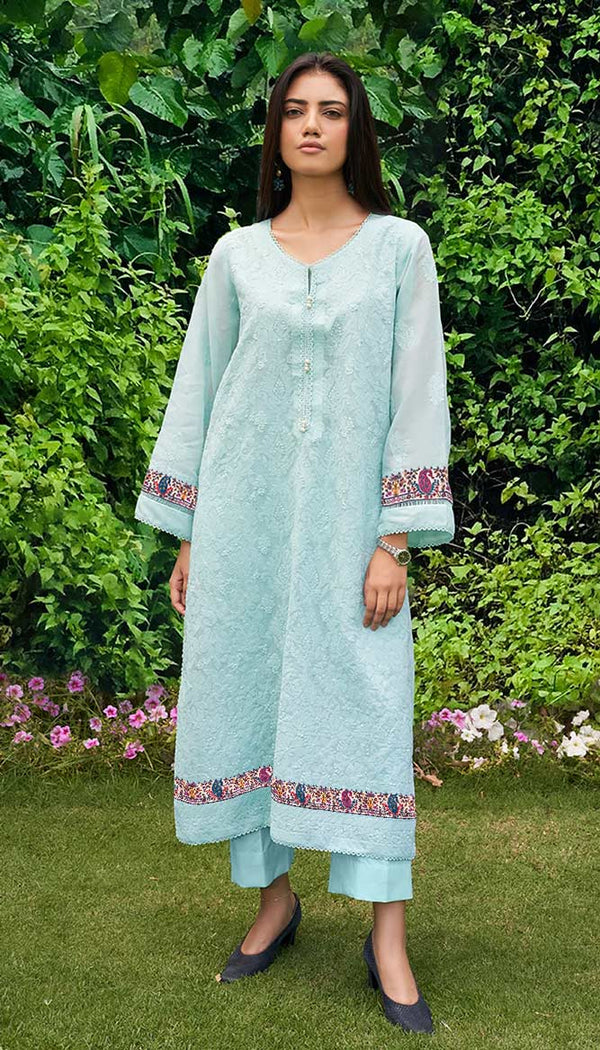 Tara -Zauq (Ice Blue) Pakistani Eastern Wear Dress For Women