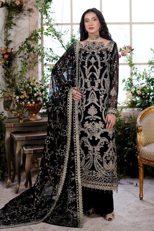 Maryams - Kiara-A-8007 Unstitched 3PC Embroidered Chiffon Luxury Pakistani Dress