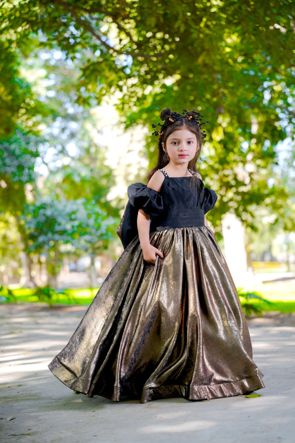 Fairy Tale - Gold Bar Festive Wear Dress