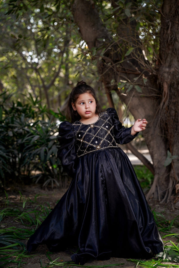 Fairy Tale - Black Paras Festive Wear Dress