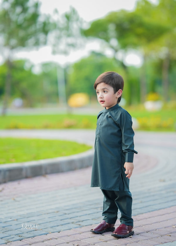 Hassanjee - Teal Kurta Trouser E06