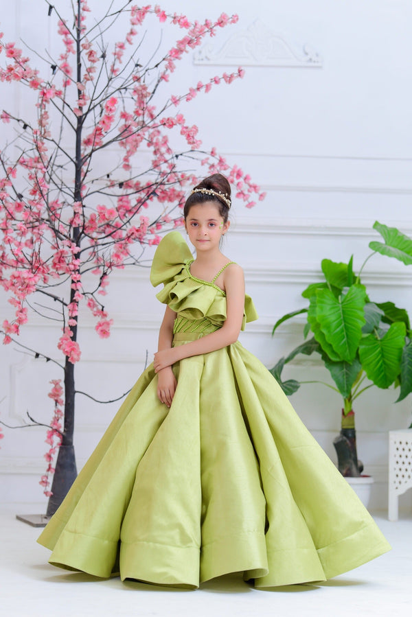 Fairy Queen - Mint Rose Western Wear For Girls