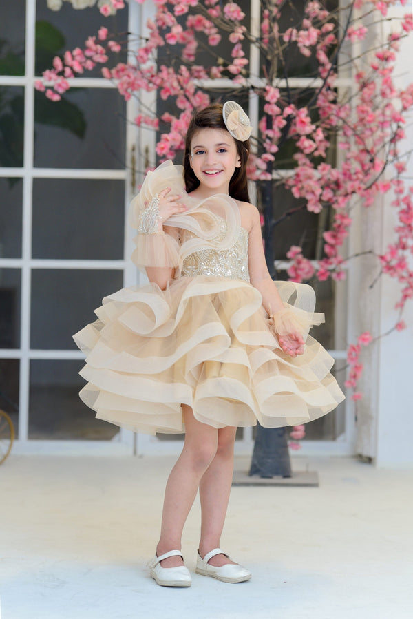 Fairy Queen - SEQUINS DRESS Western Wear For Girls