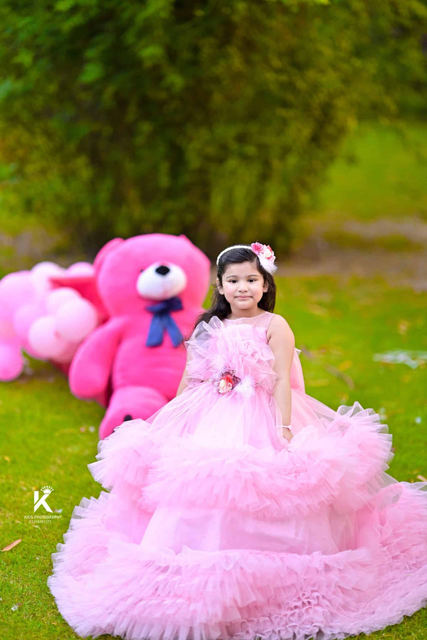 Fairy Queen - PINK PARTY Western Wear For Girls