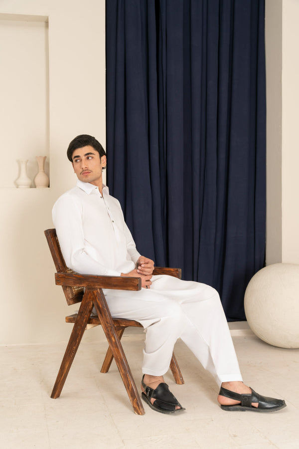 Sarkhail - MEN'S PAKISTANI SHALWAR KAMEEZ - SUMMER FIT FOR MEN Unstitched & Stitched
