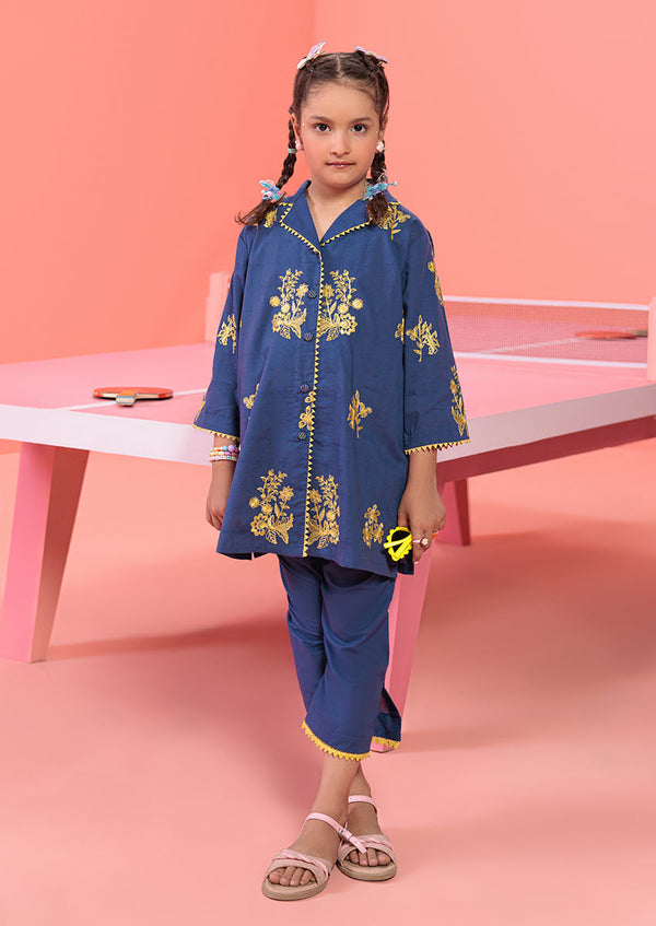 Bonanza Satrangi - Blue-Cambric-2 Piece (G25DE2001)