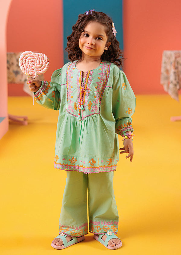 Bonanza Satrangi - L-Green - 2 Piece  (G25DE2008)