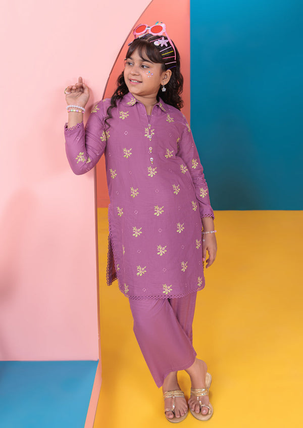 Bonanza Satrangi - Purple-Dyed-2 Piece (G25DE2018)