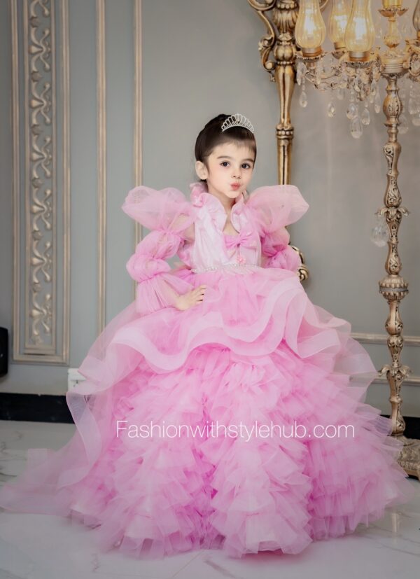 Fashion With Style Hub - Petal Frock Kids Party Wear Dress