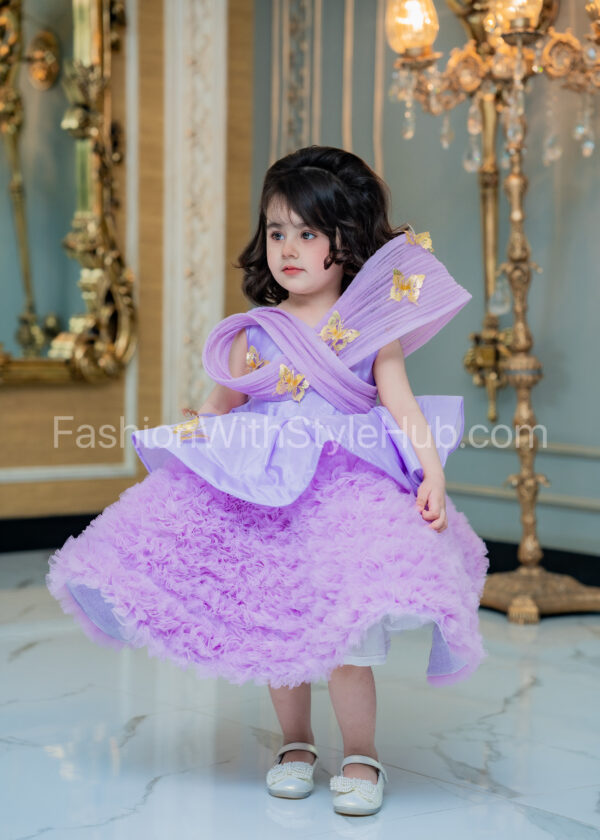 Fashion With Style Hub- Pareeshay Frock Kids Party Wear Dress