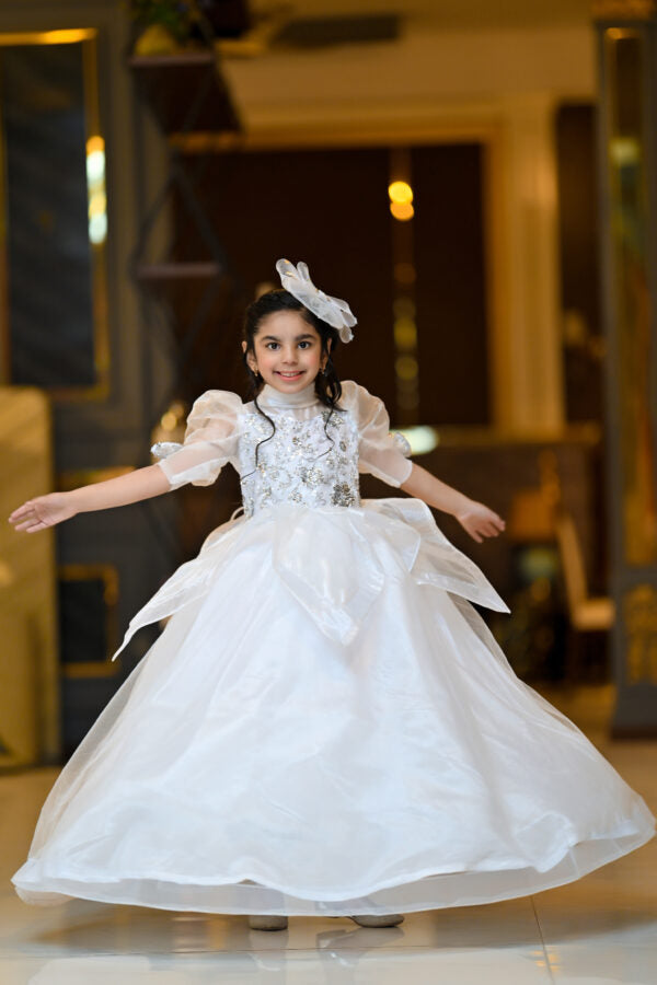Fashion With Style Hub - Eshmal Frock Kids Party Wear Dress