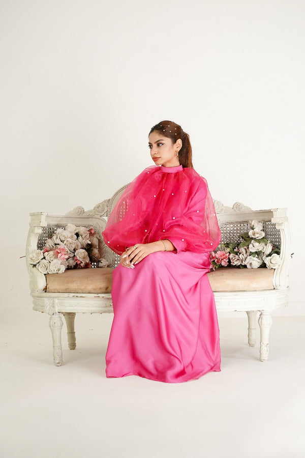 Fairy Tale - Fuchsia Gown Festive Wear Dress