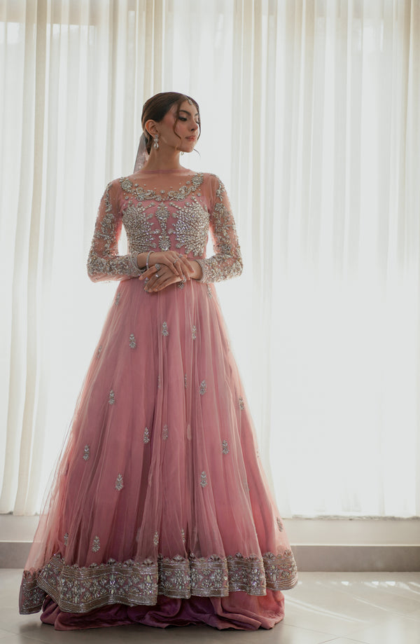 Fatiqa Shazib - LINA 3 Piece Stitched Net Eastern Wear