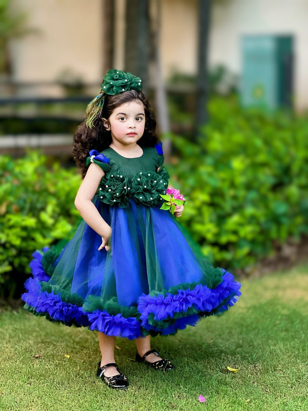 Fairy Tale - Peacock 🦚 2 Festive Wear Dress