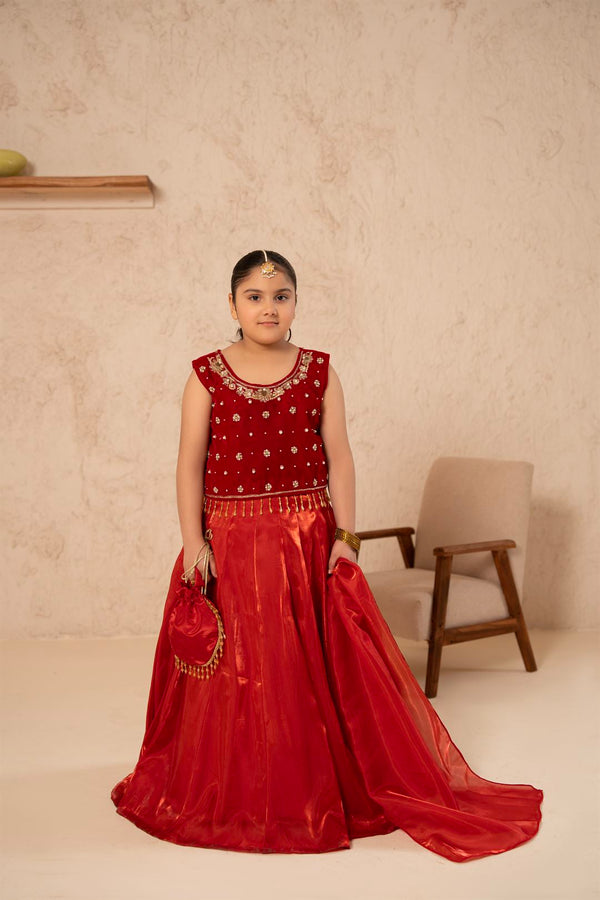 Desi Stitch - Mehar Pakistani Kids Wear Dress