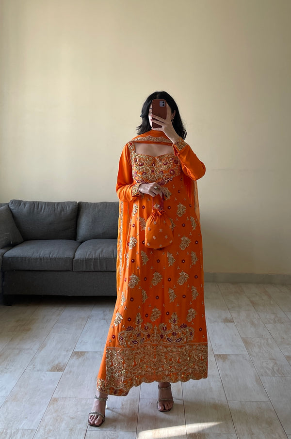 Fatiqa Shazib - GUL 3 Piece Stitched Raw Silk Eastern Wear