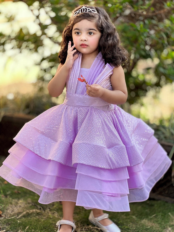 Fairy Tale - Lavender onyx Festive Wear Dress