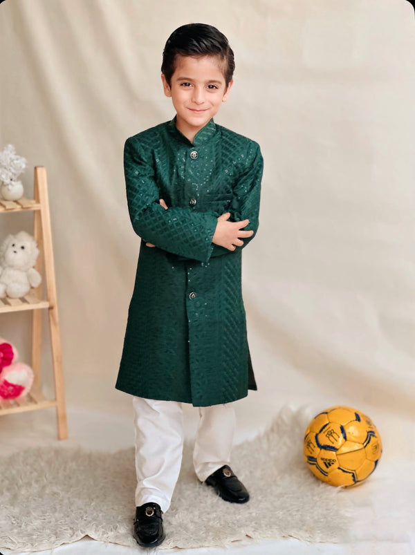 Hassanjee - Green shervani - S14