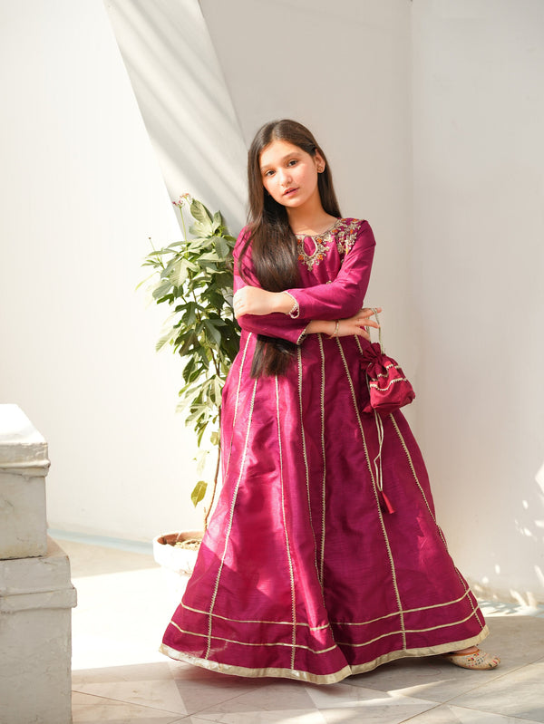 Desi Stitch - Afaaf Maxi  Eastern Wear For Girls