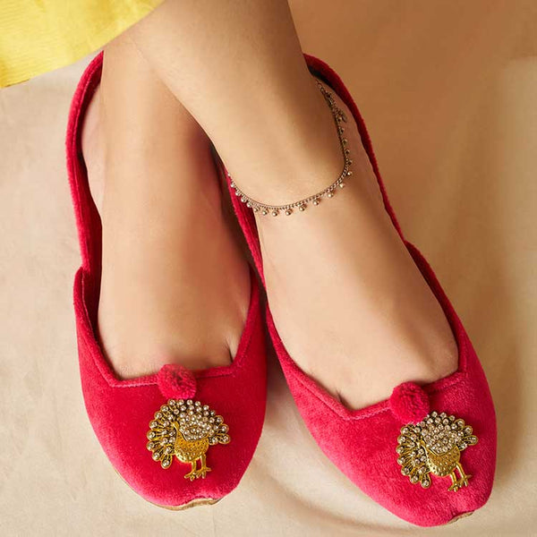 Dazzle By Sarah - Udaari (Hot Pink) Flat
