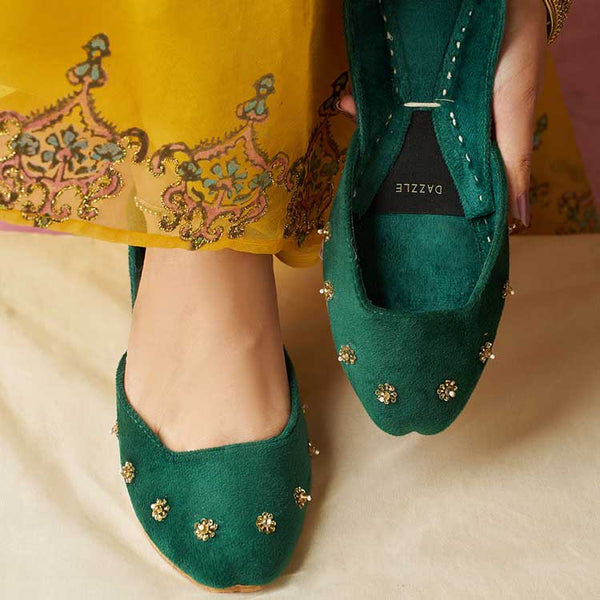 Dazzle By Sarah - Sharmeen (Green) Flat