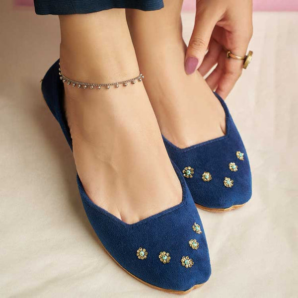 Dazzle By Sarah - Sharmeen (Blue) Flat