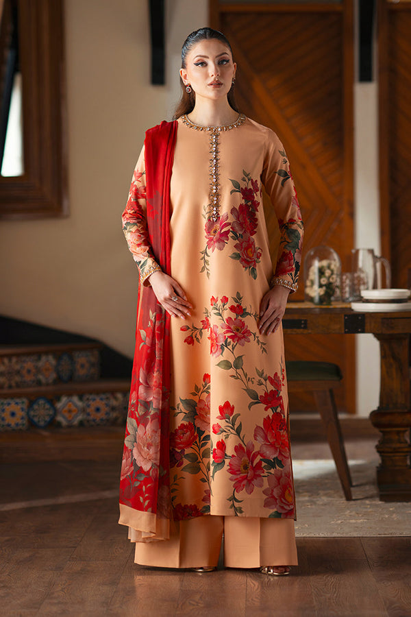 Sheenora - 3 Piece Floral Statement Pakistani Dress