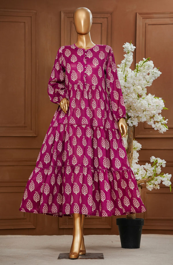 Amna Khadija - Quadra Floral   Pret Long Frock Collection 2025 Vol-06 D-25