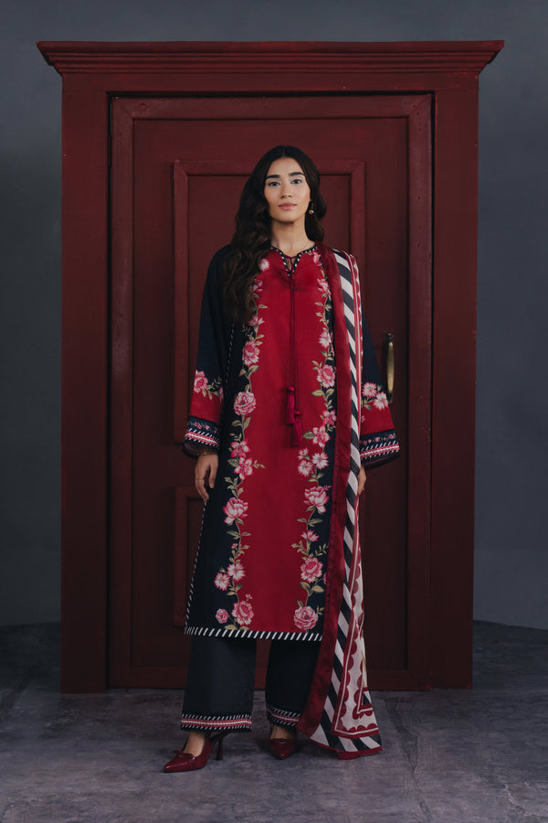 Jahaan - Calira 3PC Stitched Winter Semi Formal  Dress