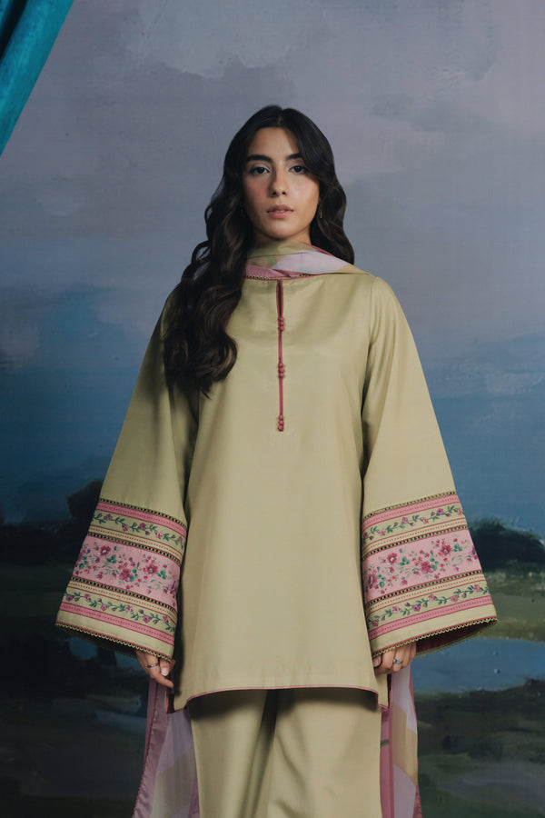 Jahaan - Vesper 3PC Stitched Winter Semi Formal  Dress
