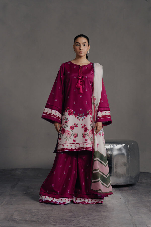 Jahaan - Eclipse 3PC Stitched Winter Semi Formal  Dress