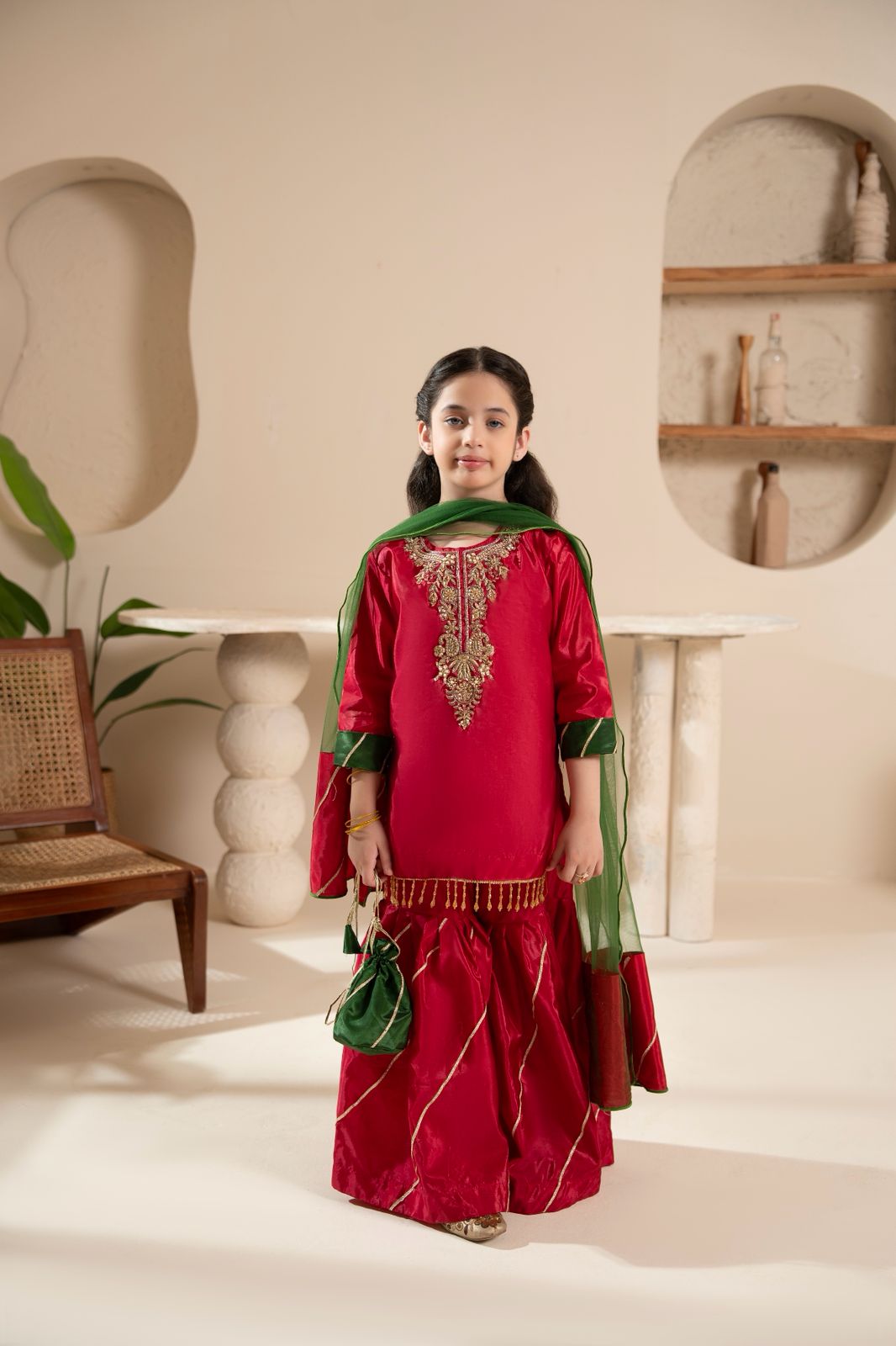 Desi Stitch - Aroosh Pakistani Kids Wear Dress – EASTKA