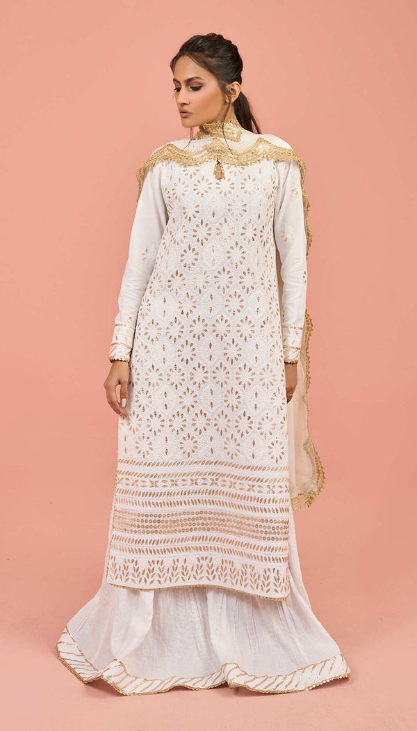 Tara -Shamiyana (With Sharara) Pakistani Eastern Wear Dress For Women