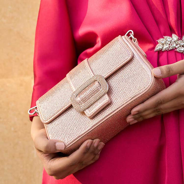 Dazzle By Sarah - Ziya (Pink) Cross Body Bags