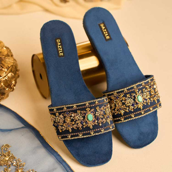 Dazzle By Sarah - Rashna Slider Slippers