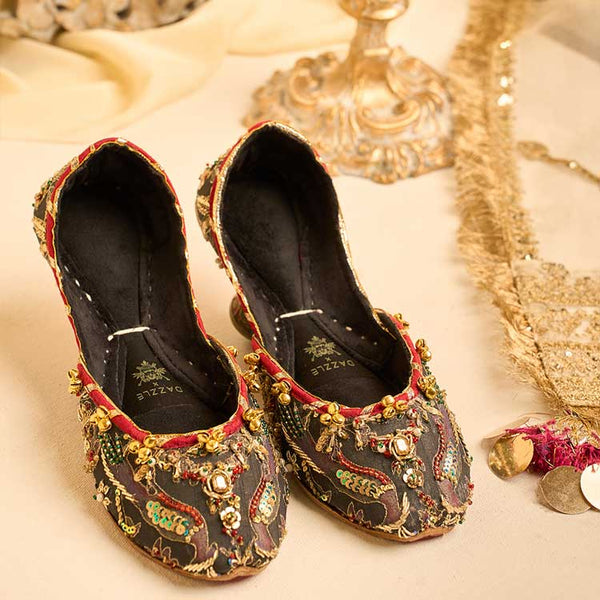 Dazzle By Sarah - Morneen (Black) Slippers