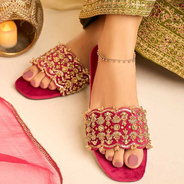Dazzle By Sarah - Reeya Slider Slippers