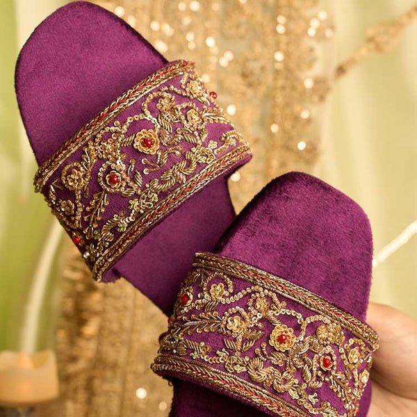 Dazzle By Sarah - Paristan Slider Slippers