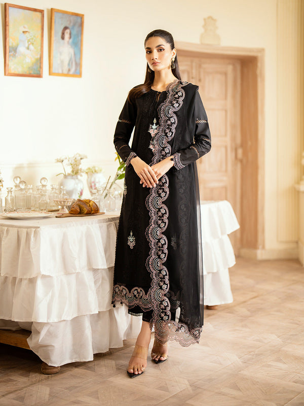Cinq Official - Obsidian | 3 Pc Luxury Lawn Pakistani Eastern Wear Dress