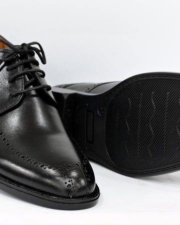Peshawari - Liverpool Black Handcrafted Traditional Mens Footwear